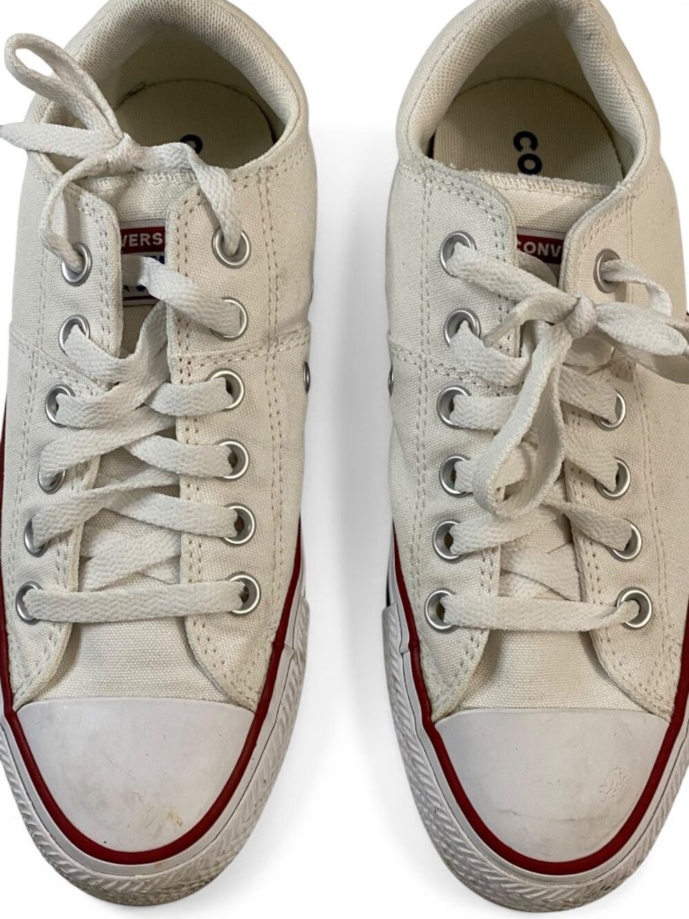 Converse All Star Chuck Taylor Low Rise Shoes White Sneakers Womens 7 - Picture 12 of 12